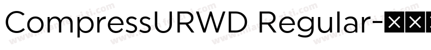 CompressURWD Regular字体转换